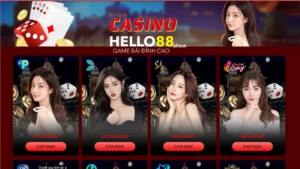 Casino tại nhà cái Hello88, sòng bạc trực tuyến đẳng cấp thượng lưu