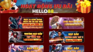 Khuyến mãi Hello88 hấp dẫn cho tất cả thành viên