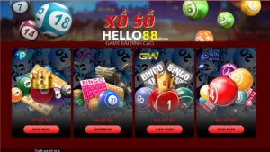 Game xổ số, lô đề online tại nhà cái Hello88